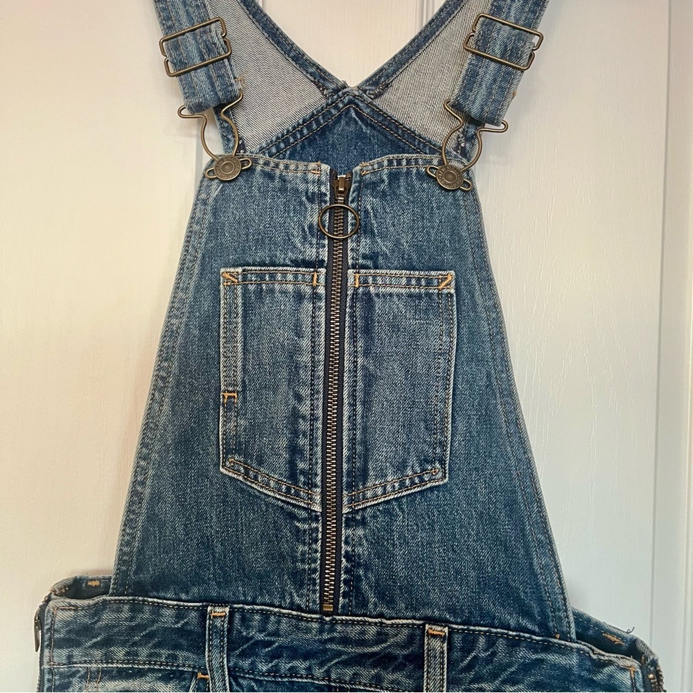 Levi’s RARE Zipped Bib Denim Overall Jumpsuit Size 26